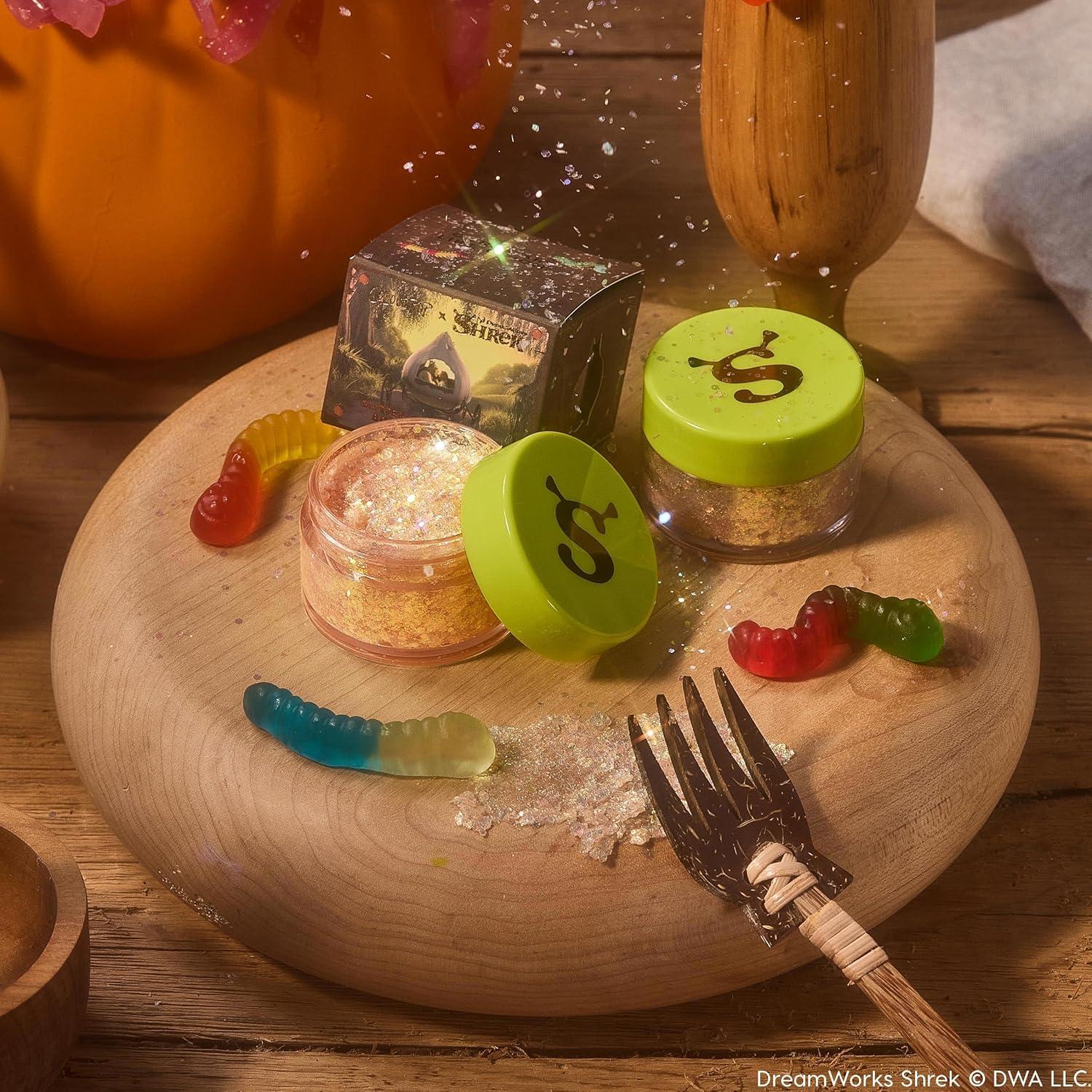 imageColourPop x Shrek Glitterally Obsessed Body Glitter Gel  MultiColored Glitter Makeup for Face Hair amp Body  Made with an Adhesive Gel Formula  Ogres Are Like Onions 06 oz