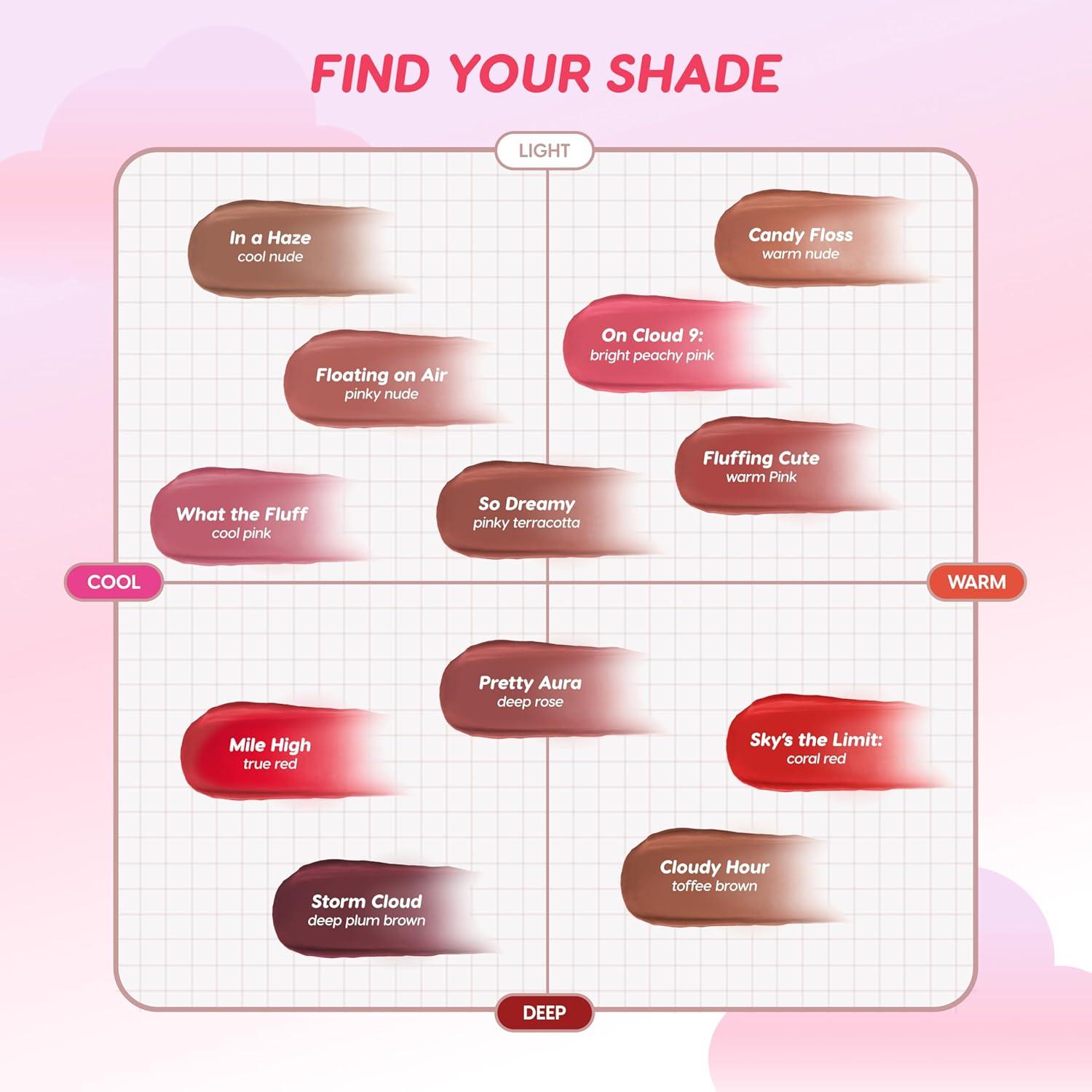 imageColourpop Cloud Whip Liquid Lipstick for Women Blurring Lip Stick with a Soft Finish Infused with Marshmallow Cloudberry amp Hyaluronic Acid Creamy amp NonDrying In a Haze 012 Fl ozCloudy Hour