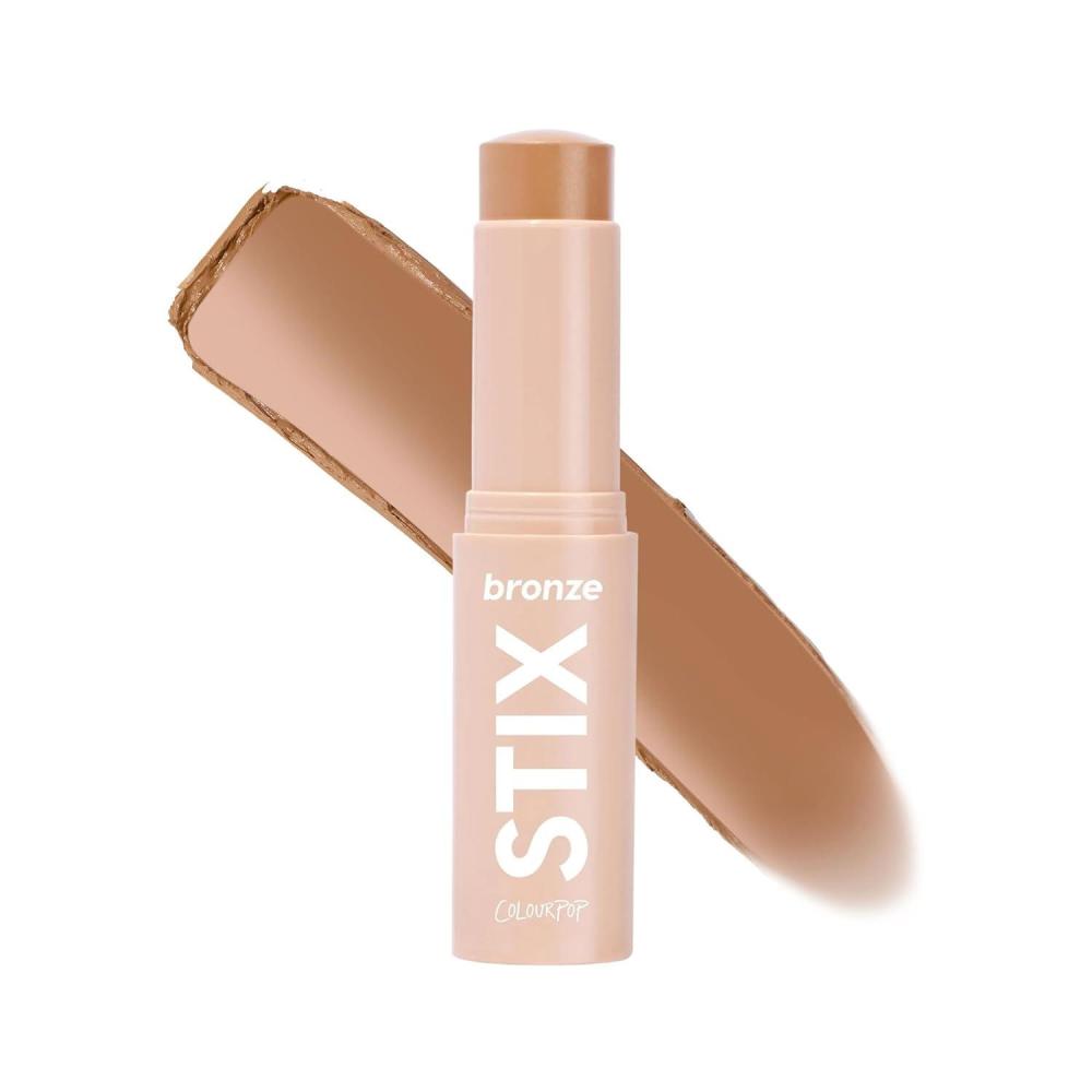 imageColourPop Cream Bronzer Stick  Blendable Cream Contour amp Glowy Summer Makeup with a Natural Matte Finish  Buildable Formula for ShimmerFree SunKissed Warmth  Laguna Beach 028 ozLa Jolla Cove