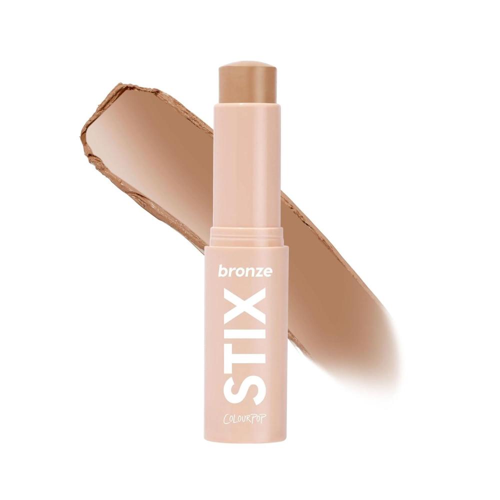 imageColourPop Cream Bronzer Stick  Blendable Cream Contour amp Glowy Summer Makeup with a Natural Matte Finish  Buildable Formula for ShimmerFree SunKissed Warmth  Laguna Beach 028 ozLaguna Beach