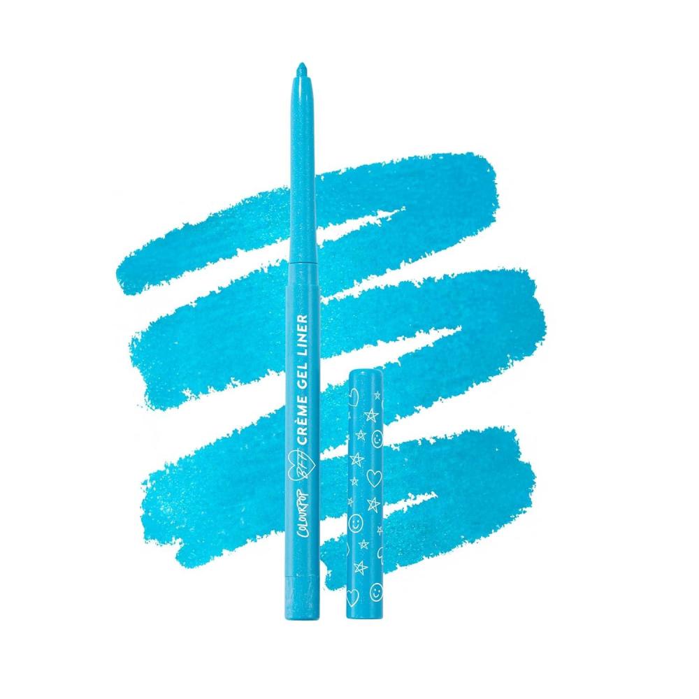 imageColourPop Crme Gel Waterproof Eyeliner  18HR Wear UltraPigmented Eyeliner Pencil with Matte amp Metallic Finishes  SmudgeProof Vegan amp CrueltyFree  Joy Ride 001 ozCrystal Crush