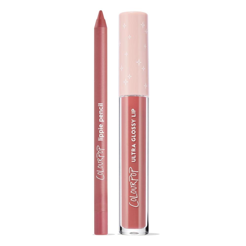 imageColourPop Dream Duo Lip Kit  HighPigment LongLasting amp Sharpenable Lip Liner and Lip Gloss with HighImpact Color  Includes Shades Five Stars amp Pasadena 2 Count