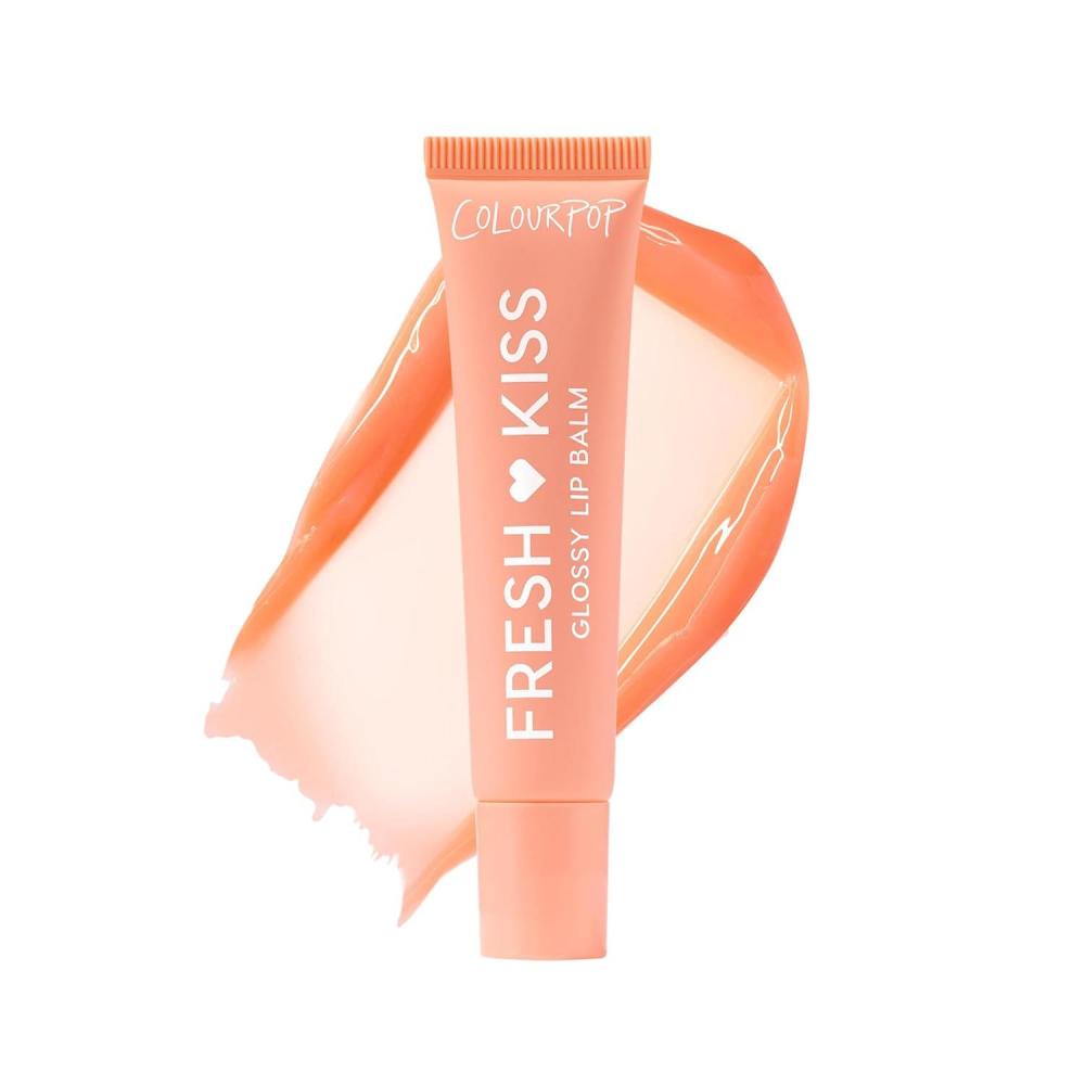 imageColourPop Fresh Kiss Glossy Lip Balm  Hydrating Lip Care Enriched with Peptides Hyaluronic Acid Shea Butter amp Vitamin E for an UltraCushiony Formula  Cherry Glaze 2 CountMango Sorbet