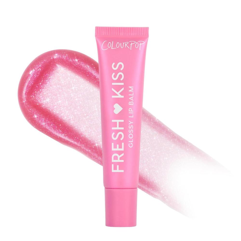 imageColourPop Fresh Kiss Glossy Lip Balm  Hydrating Lip Care Enriched with Peptides Hyaluronic Acid Shea Butter amp Vitamin E for an UltraCushiony Formula  Cherry Glaze 2 CountRaspberry Crme