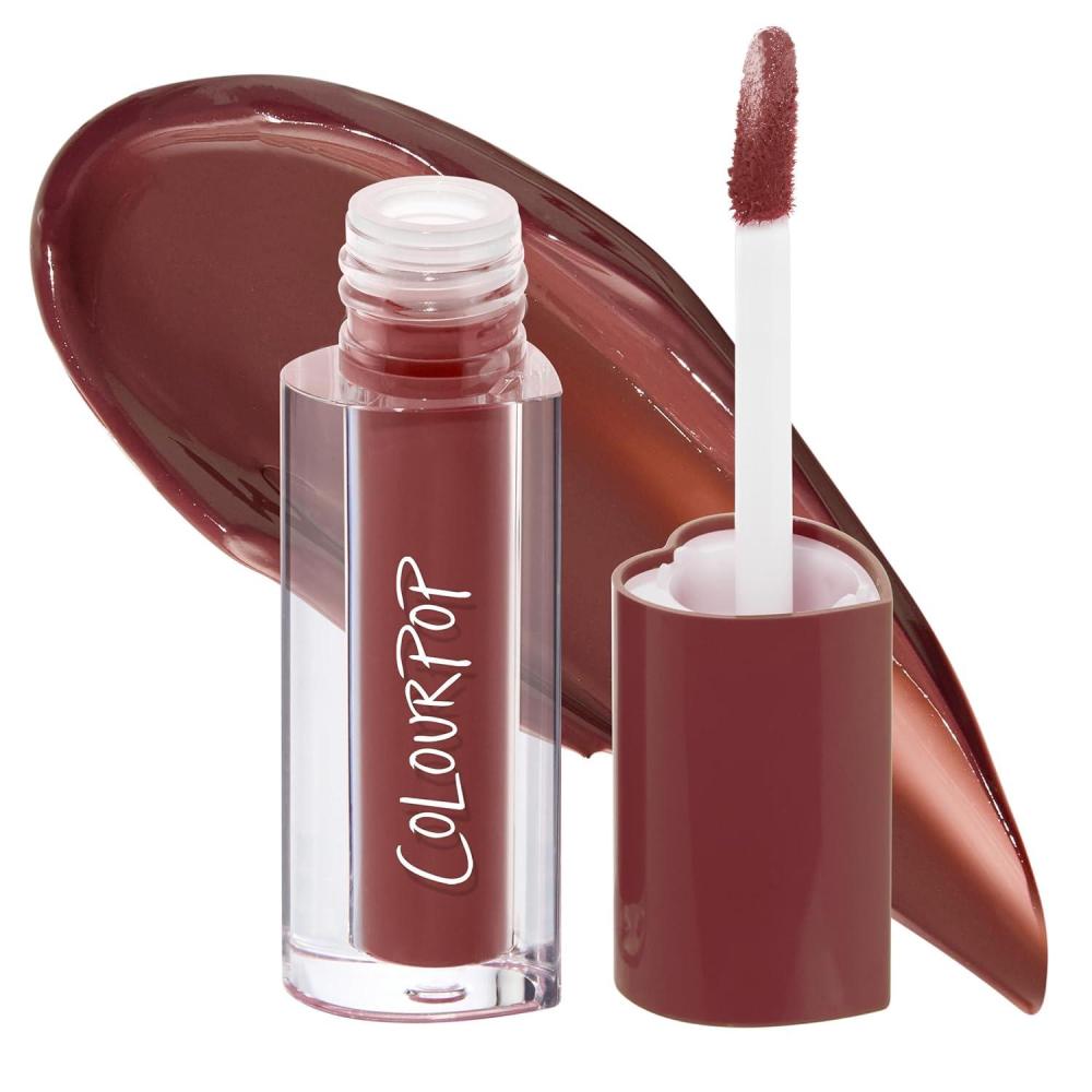 imageColourPop HydraPop Glossy Lip Stain  Hydrating Lip Gloss That Fades Into A Soft Tint  NonDrying amp LongLasting  WaterBased GlosstoStain Finish  Juice Box 011 Fl Oz90s Babe