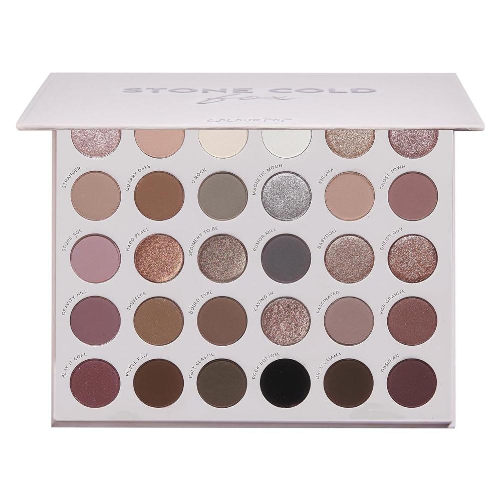 imageColourPop Smoke N Roses Eyeshadow Palette  Rosey amp Smokey Hues with Metallic and Matte Finishes  HighPigment Eye Makeup with a LongWearing Formula 116 ozStone Cold Fox