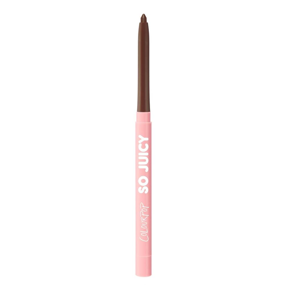 imageColourPop So Juicy Plumping Lip Liner with Peptides Long Lasting Lip Liner for Visibly Plumped amp Shaped Lips Enriched with Smoothing Ceramides amp Peppermint Slay 001 ozMocha Latte