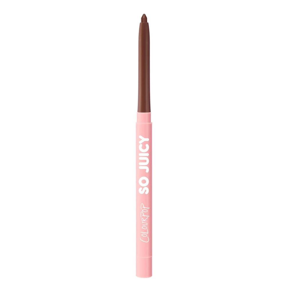 imageColourPop So Juicy Plumping Lip Liner with Peptides Long Lasting Lip Liner for Visibly Plumped amp Shaped Lips Enriched with Smoothing Ceramides amp Peppermint Slay 001 ozSlay