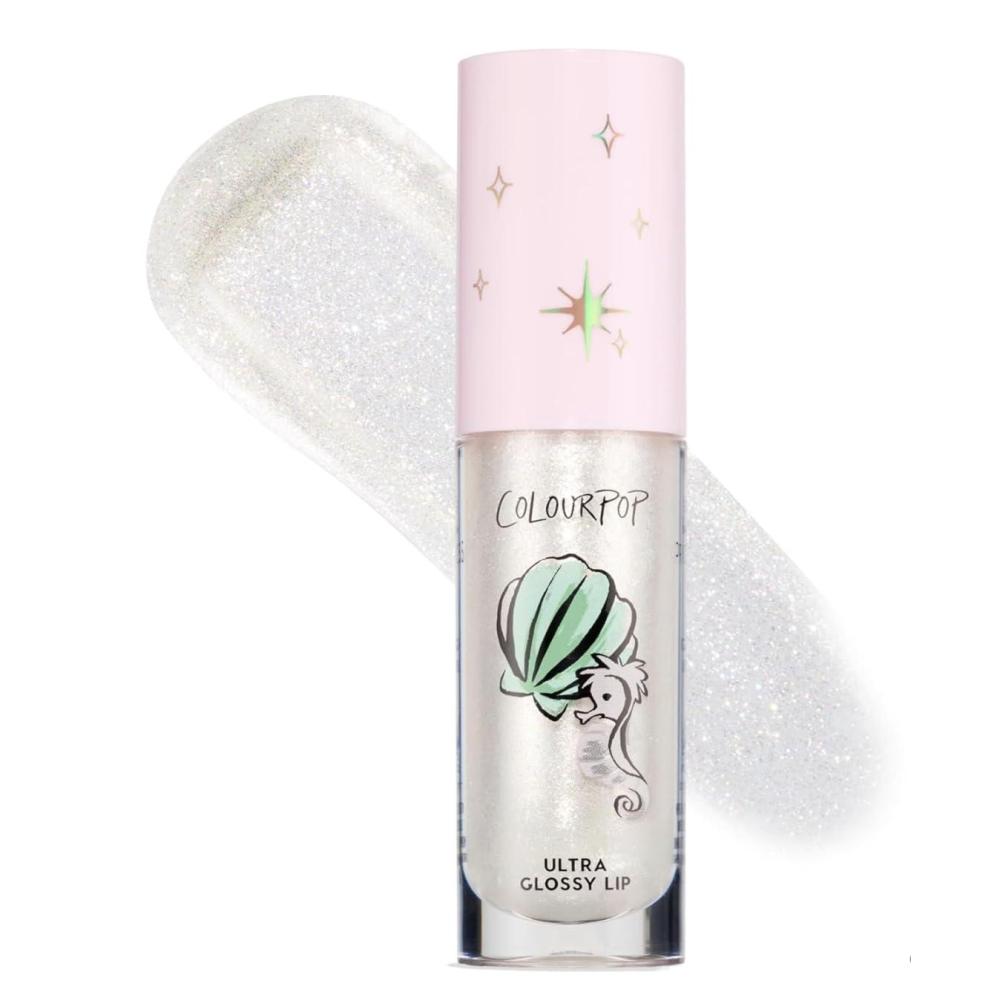 imageColourPop x Disney Princess Ultra Glossy Lip Gloss  HighShine NonSticky amp Hydrating Lip Gloss  Infused with Hyaluronic Acid Kakadu Plum amp Cherry  Sheer Gold Ambitious Tiana 024 Fl ozBright Ariel