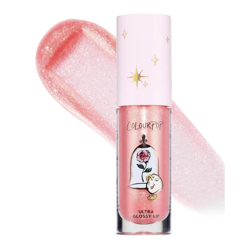 imageColourPop x Disney Princess Ultra Glossy Lip Gloss  HighShine NonSticky amp Hydrating Lip Gloss  Infused with Hyaluronic Acid Kakadu Plum amp Cherry  Sheer Gold Ambitious Tiana 024 Fl ozMademoiselle Belle