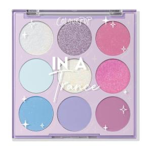 ColourPop Blue Moon Eyeshadow Palette – Monochromatic Blue Shadow Palette with Matte, Metallic and Duochrome Finishes – High-Pigment Eye Makeup with a Long-Wearing Formula (0.3 oz)(In a Trance)