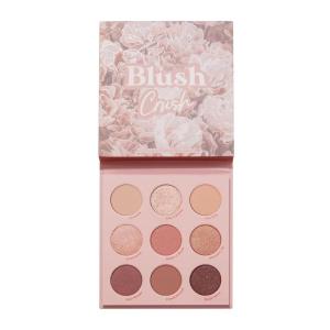 ColourPop Blue Moon Eyeshadow Palette – Monochromatic Blue Shadow Palette with Matte, Metallic and Duochrome Finishes – High-Pigment Eye Makeup with a Long-Wearing Formula (0.3 oz)(Blush Crush)