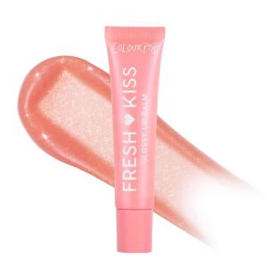 ColourPop Fresh Kiss Glossy Lip Balm – Hydrating Lip Care Enriched with Peptides, Hyaluronic Acid, Shea Butter & Vitamin E for an Ultra-Cushiony Formula – Cherry Glaze (2 Count)(Peach Mochi)