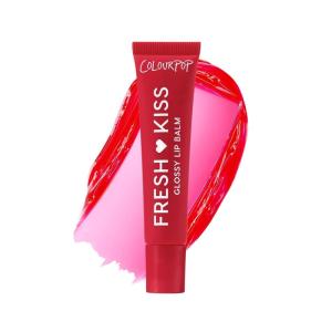 ColourPop Fresh Kiss Glossy Lip Balm – Hydrating Lip Care Enriched with Peptides, Hyaluronic Acid, Shea Butter & Vitamin E for an Ultra-Cushiony Formula – Cherry Glaze (2 Count)(Cherry Glaze)