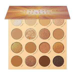 ColourPop Golden Hour Eyeshadow Palette – Sunset Tone Eye Makeup Palette with Duo-Chrome, Metallic, Matte Sparkle & Glitter Finishes – High-Pigment Eye Makeup with a Long-Wearing Formula (0.67 oz)(Golden Hour)