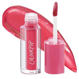 ColourPop HydraPop Glossy Lip Stain – Hydrating Lip Gloss That Fades Into A Soft Tint – Non-Drying & Long-Lasting – Water-Based Gloss-to-Stain Finish – Juice Box (0.11 Fl Oz)(Juice Box)