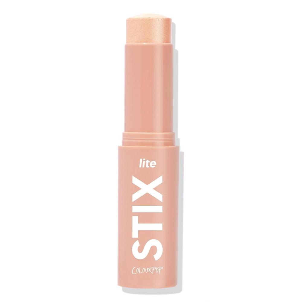 imageColourPop Lite Stix Cream Highlighter  Blendable Highlighter Makeup with a Luminous Dewy Finish  LongLasting Formula and Easy OnTheGo Application  Sunlight 033 ozSunlight