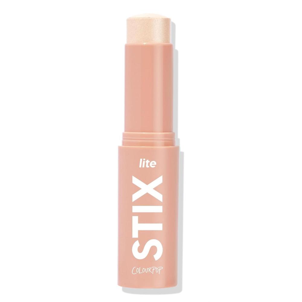 imageColourPop Lite Stix Cream Highlighter  Blendable Highlighter Makeup with a Luminous Dewy Finish  LongLasting Formula and Easy OnTheGo Application  Sunlight 033 ozGlazey