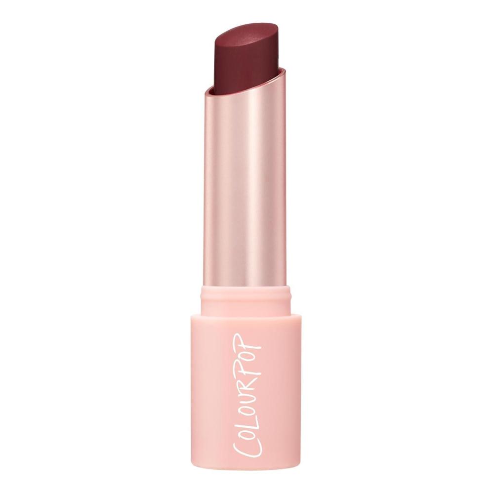 imageColourPop PowerPout Matte Lipstick  TransferProof Lip Makeup with 8HR Wear UltraPigmented Formula amp Comfortable NonDrying Matte Finish  Dirty Chai 011 ozParty Hour