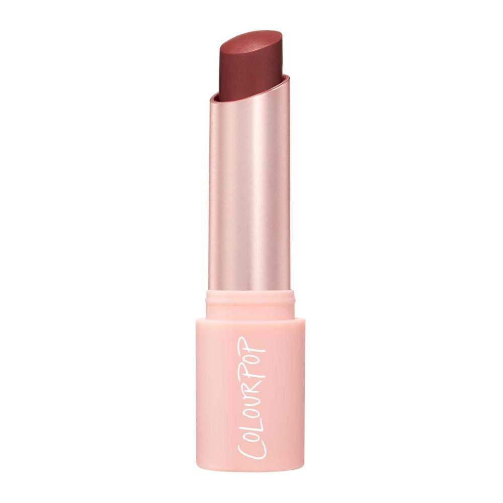 imageColourPop PowerPout Matte Lipstick  TransferProof Lip Makeup with 8HR Wear UltraPigmented Formula amp Comfortable NonDrying Matte Finish  Dirty Chai 011 ozDirty Chai