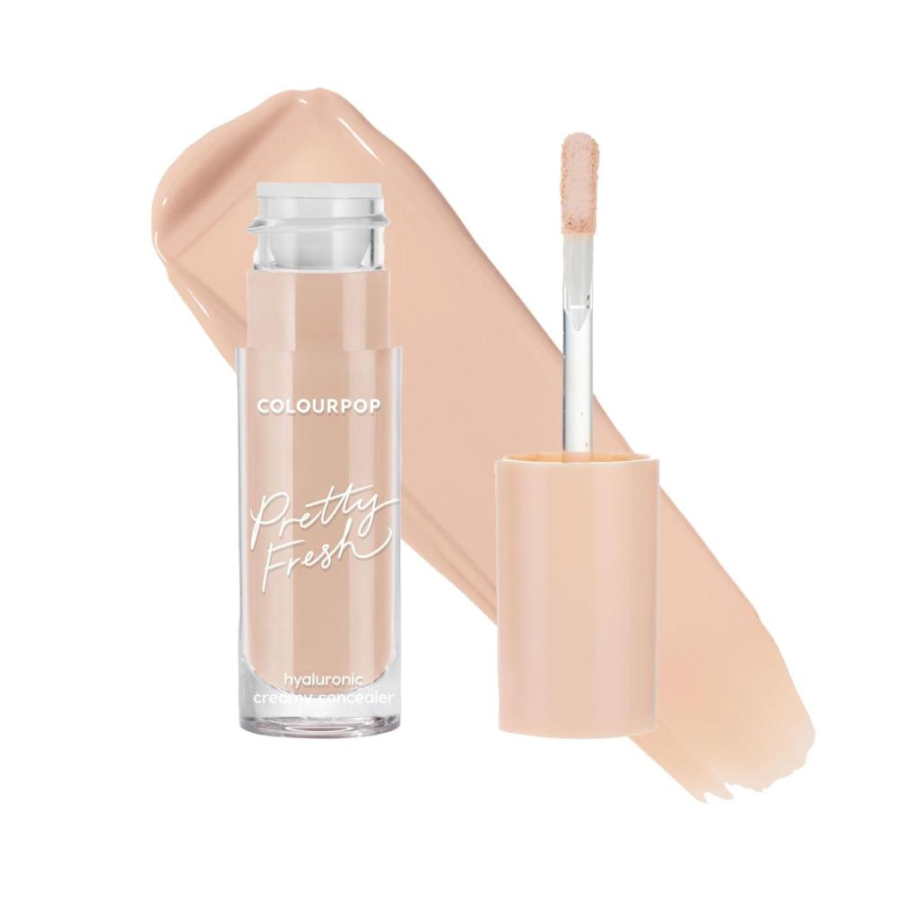 imageColourPop Pretty Fresh Creamy Concealer  Full Coverage Concealer with a Natural Finish  Formulated with Hyaluronic Acid amp Coconut Water for Instant Hydration  Medium  85N 03 ozMedium  85N