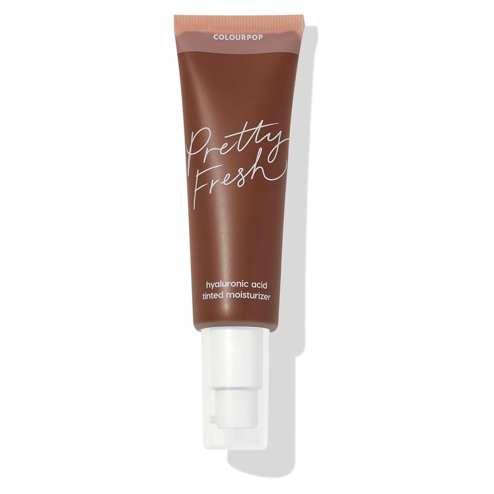 imageColourPop Pretty Fresh Tinted Moisturizer  Hydrating Skin Tint amp Glowy Summer Makeup with Lightweight Coverage  Made with Hyaluronic Acid amp Coconut Water  Deep Dark 24N 145 ozDeep Dark 22N