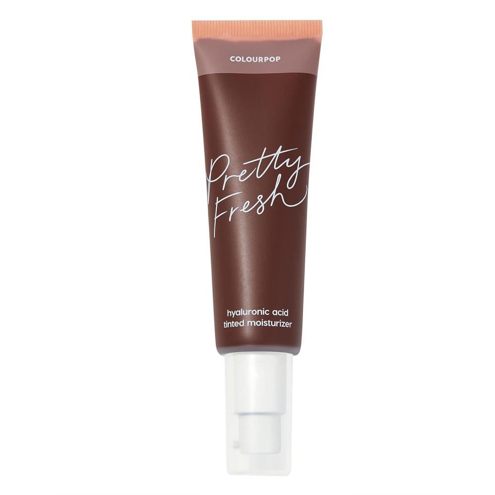 imageColourPop Pretty Fresh Tinted Moisturizer  Hydrating Skin Tint amp Glowy Summer Makeup with Lightweight Coverage  Made with Hyaluronic Acid amp Coconut Water  Deep Dark 24N 145 ozDeep Dark 24N