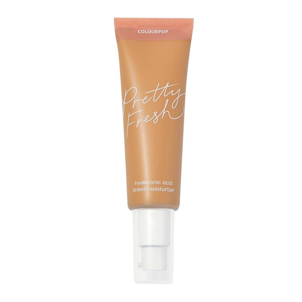 imageColourPop Pretty Fresh Tinted Moisturizer  Hydrating Skin Tint amp Glowy Summer Makeup with Lightweight Coverage  Made with Hyaluronic Acid amp Coconut Water  Deep Dark 24N 145 ozMedium 12W