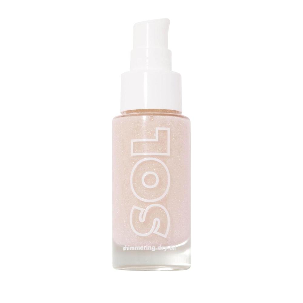 imageColourPop SOL Mini Shimmering Dry Oil  Body Oil Infused with Coconut Argan amp Marula Oils  RadianceBoosting Body Care  Nourishes Skin and Leaves a Luminous Finish  Rainbow Glow 088 fl oz