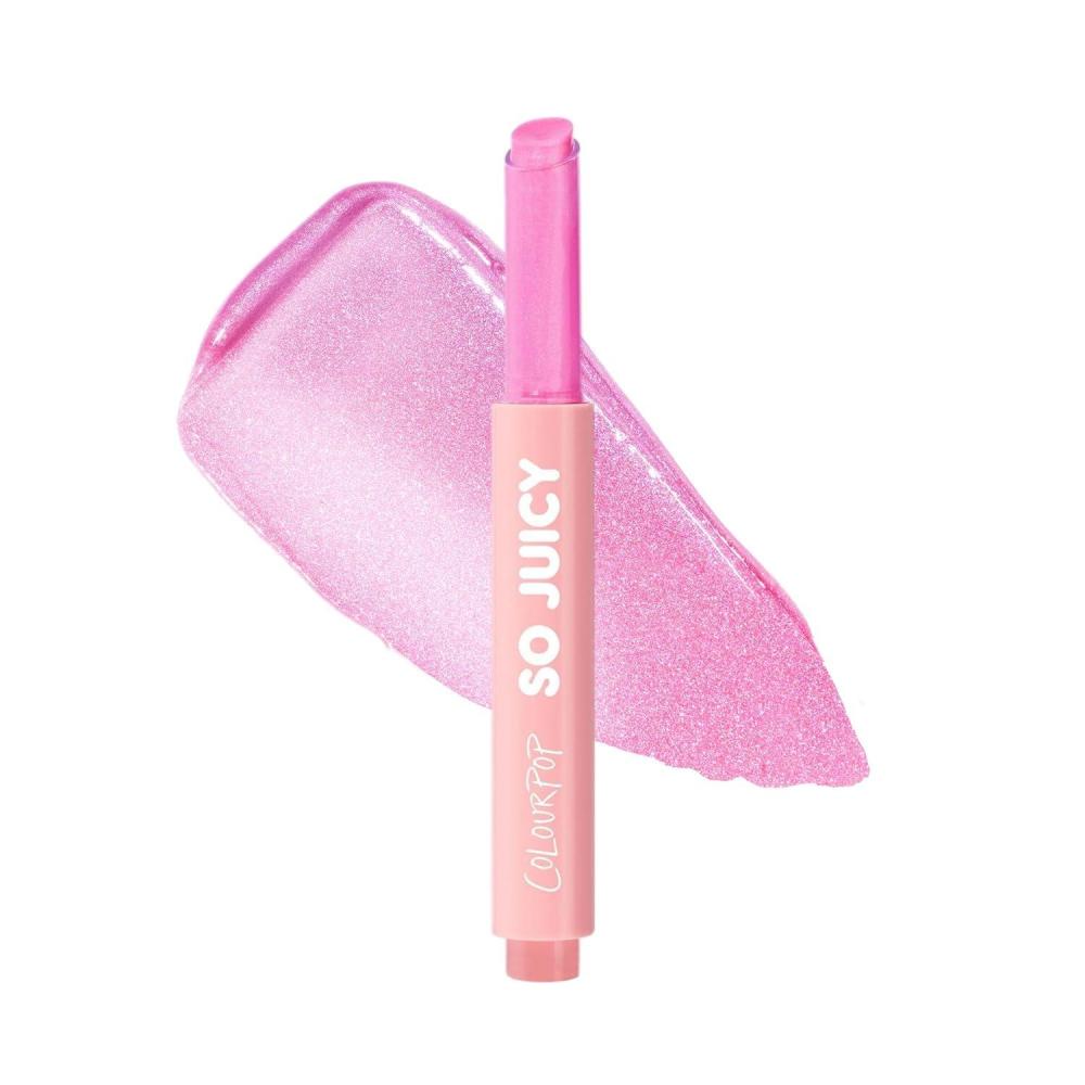 imageColourPop So Juicy Plumping Lip Gloss Balm  Hydrating Lip Gloss amp Balm with Peptides amp Pearl Finish  NonSticky Formula  Visibly Plumps Lips amp Delivers Buildable Color  Cyberstar 007 ozCyberstar