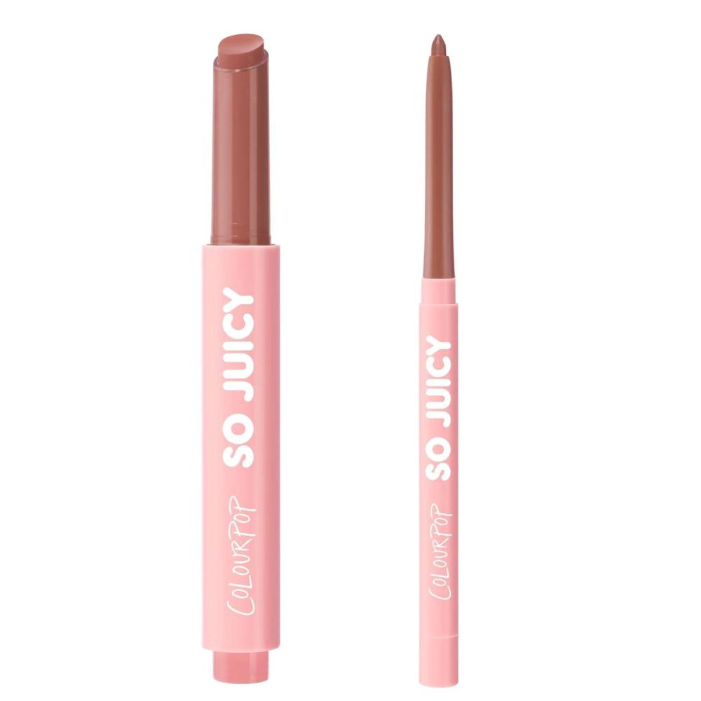 imageColourPop So Juicy Plumping Lip Gloss Balm Vacay Mode 007 oz  So Juicy Plumping Lip Liner Westwood 001 oz Peptide amp Ceramide Lip Set for Shine Shape amp Hydration