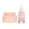 Fourth Ray Beauty Skincare Duo – Daily Face Cream (1.66 oz) & Strawberry Face Milk (1.0 oz), Hydrating Moisturizer + Botanical Serum with Squalane, Vitamin E & Strawberry Seed Oil
