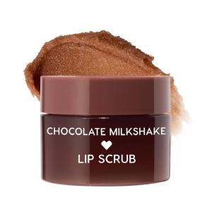 ColourPop Fresh Kiss Exfoliating Lip Scrub – Nourishing Lip Exfoliator to Gently Buff & Soften Skin – Enriched with Cocoa & Shea Butter to Lock in Moisture – Strawberry Milk (0.37 oz)(Chocolate Milkshake)