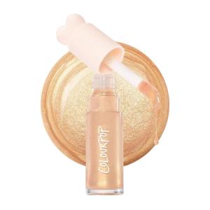 ColourPop Hi-Lite Dewy Liquid Highlighter – Ultra-Reflective Face & Body Illuminator – Glowy Summer Makeup with Hyaluronic Acid & Niacinamide for a Blendable Glow – Sugar Donut (0.38 oz)(Immediately Yes)
