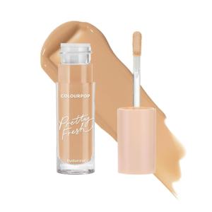 ColourPop Pretty Fresh Creamy Concealer – Full Coverage Concealer with a Natural Finish – Formulated with Hyaluronic Acid & Coconut Water for Instant Hydration – Medium – 85N (0.3 oz)(Medium – 100W)
