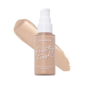 ColourPop Pretty Fresh Liquid Foundation – Hydrating Foundation with Medium, Buildable Coverage & a Natural Finish – Enriched with Hyaluronic Acid & Coconut Water – Fair 20N (1 oz)(Light 60N)