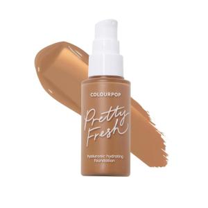 ColourPop Pretty Fresh Liquid Foundation – Hydrating Foundation with Medium, Buildable Coverage & a Natural Finish – Enriched with Hyaluronic Acid & Coconut Water – Fair 20N (1 oz)(Dark 157W)