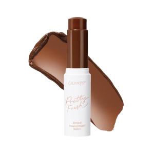 ColourPop Pretty Fresh Tinted Foundation Stick – Balm to Cream Foundation with Light to Medium Coverage – Infused with Hydrating Hyaluronic Acid, Peptides & Niacinamide – Medium 9 (0.29 oz)(Deep Dark 22)
