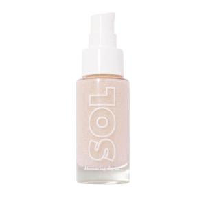 ColourPop SOL Mini Shimmering Dry Oil – Body Oil Infused with Coconut, Argan & Marula Oils – Radiance-Boosting Body Care – Nourishes Skin and Leaves a Luminous Finish – Rainbow Glow (0.88 fl oz)