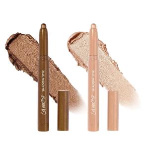 ColourPop Shadow Stix Bundle – Cream Eyeshadow Sticks with Built-In Sharpener for Long-Lasting, High-Pigment Color – Quokka & Honey BB (0.05 oz each)