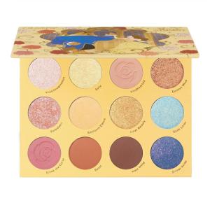 ColourPop x Beauty and the Beast Eyeshadow Palette – Neutral Makeup Palette with Metallic, Matte, Glitter & Matte Sparkle Finishes – Buildable, Blendable & High-Pigment Formula (0.5 oz)