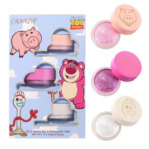 ColourPop x Toy Story Jelly Much Eyeshadow Palette Trio – Limited Edition Ultra-Pigmented Metallic Gel Eyeshadow Set (3 Count)