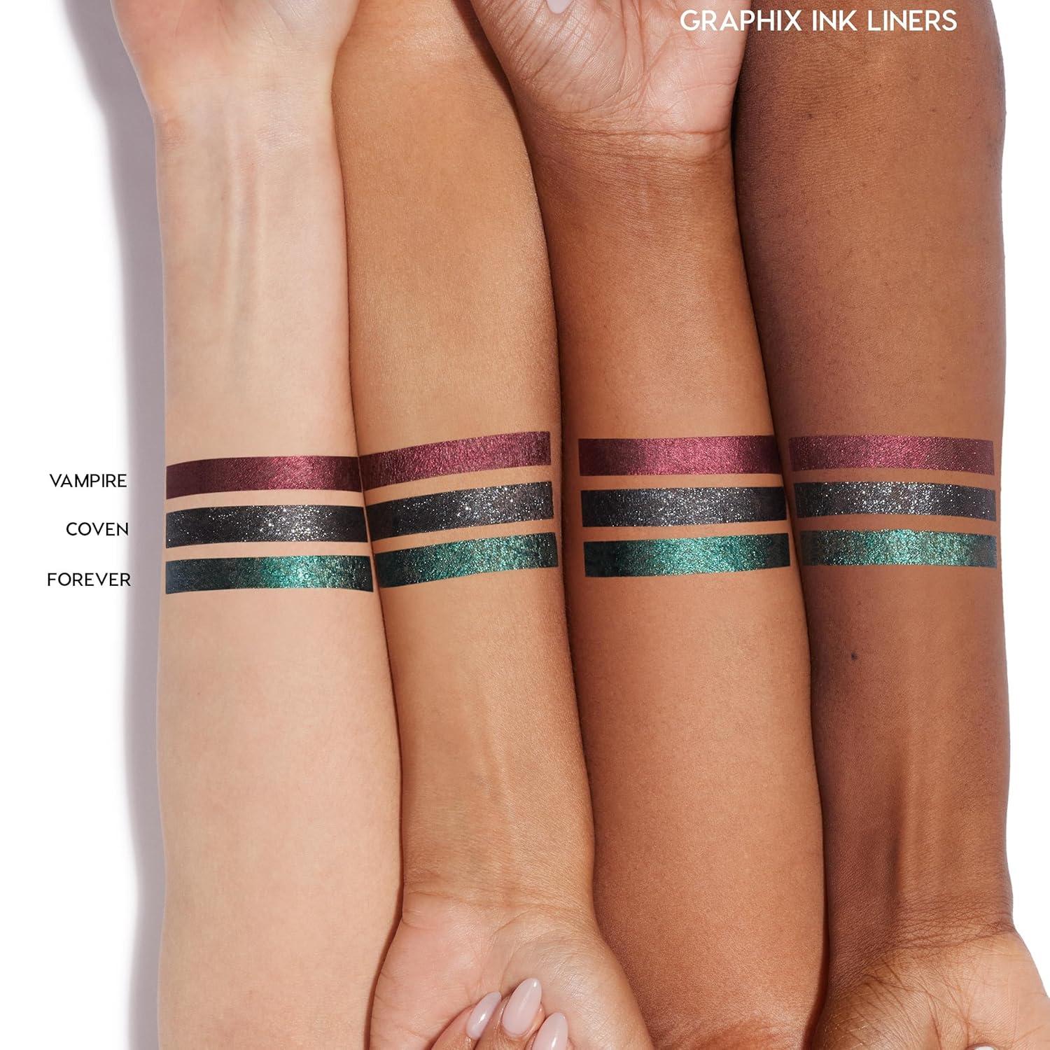 imageColourPop Twilight Collection Graphix Ink Liner  HighPigment Liquid Colored Eyeliner with a LongLasting Buildable Formula and Flexible Precision Tip  Coven 007 ozVampire