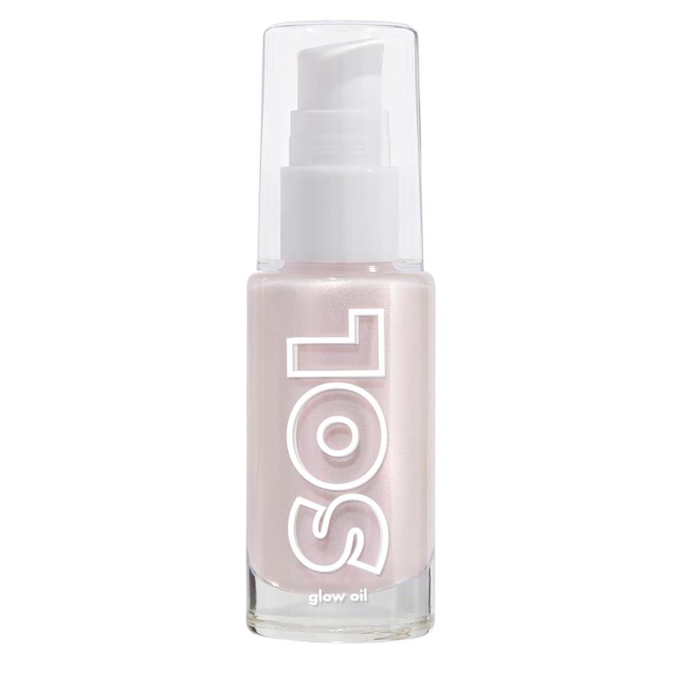 imageColourPop SOL Mini Shimmering Dry Oil  Shimmer Body Oil Infused with Coconut Argan amp Marula Oils  RadianceBoosting Body Care Nourishes Skin and Leaves a Luminous Finish  Moonstone 088 fl oz