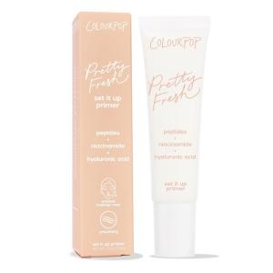 ColourPop Pretty Fresh Airbrush Makeup Primer – Hydrating, Gel-Cream Face Primer & Pore Minimizer with Peptides, Niacinamide & Hyaluronic Acid – Vegan & Cruelty-Free – Set It Up (1 Fl Oz)