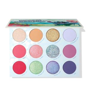 ColourPop x Stitch Beach Dreamin’ Eyeshadow Palette – Limited Edition 12-Shade Matte, Metallic & Pearlescent Glitter Eyeshadow Palette – High-Pigment Eye Makeup with a Long-Wearing Formula (0.48 oz)