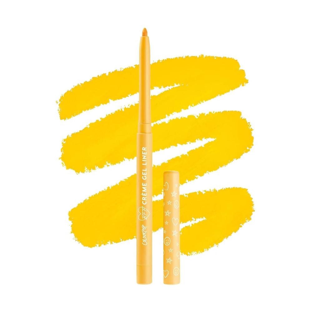 imageColourPop Crme Gel Waterproof Eyeliner  18HR Wear UltraPigmented Eyeliner Pencil with Matte amp Metallic Finishes  SmudgeProof Vegan amp CrueltyFree  Aglow 001 ozPunch