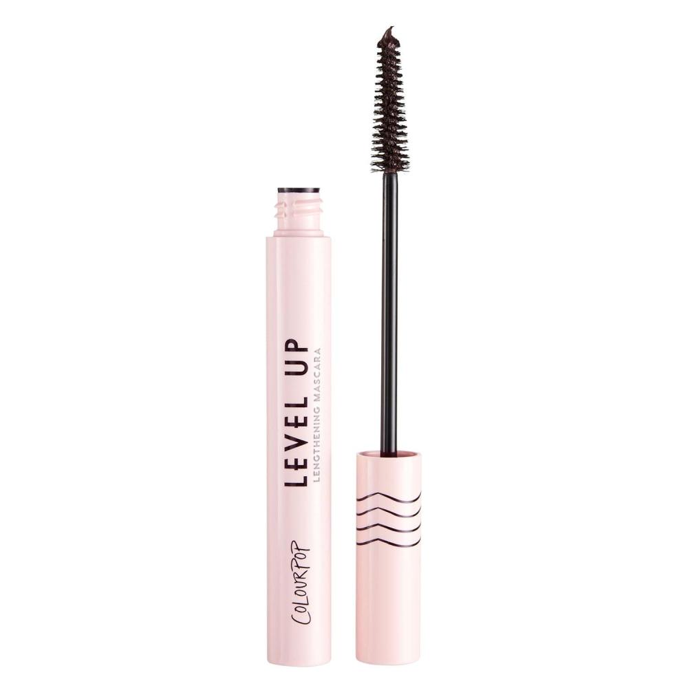 imageColourPop Level Up Lengthening Mascara  UltraPigmented Brown Mascara to Lift Lengthen amp Separate Lashes  Made with a Precision Tip Tapered Brush  Brown 025 fl ozBrown