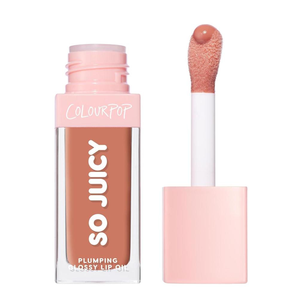 imageColourPop So Juicy Plumping Glossy Lip Oil  Hydrating amp Plumping Lip Oil with a Sheer Wash of NonSticky Color  Infused with Peptides Ceramides amp Ginger  Its a Date 029