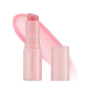 ColourPop Lip Balm – Hydrating Lip Balm with Coconut Oil, Shea Butter & Vitamin E – Moisturizing Lip Care to Nourish and Heal Chapped Lips – Coconut (0.12 oz)(Strawberry)